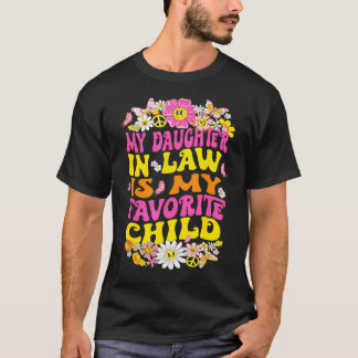 Camiseta Retro My Daughter In Law Is My Favorite Child Fami