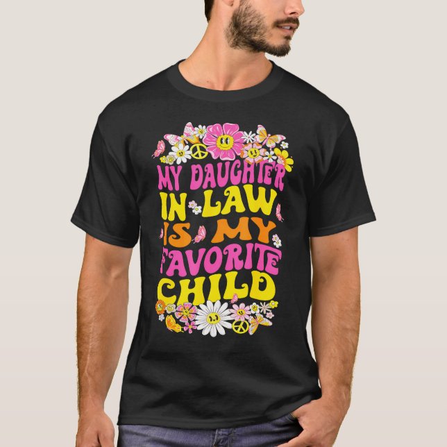 Camiseta Retro My Daughter In Law Is My Favorite Child Fami (Anverso)