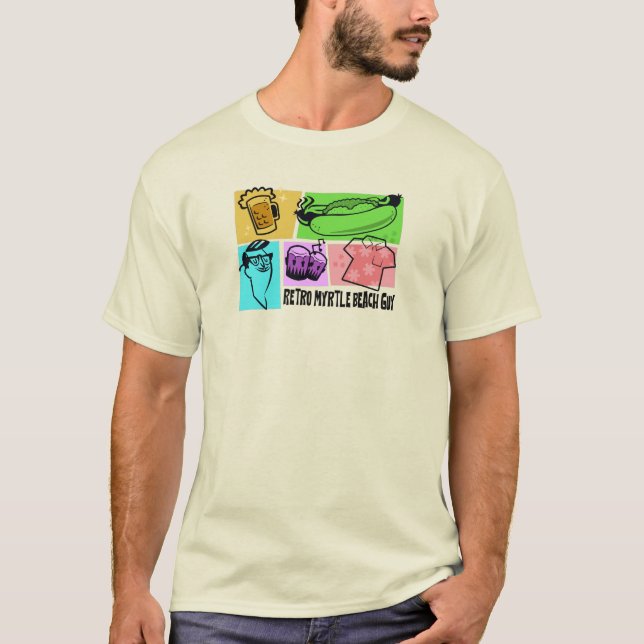 Camiseta Retro Myrtle Beach Guy (Anverso)
