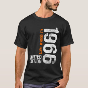 Camiseta Retro Nacido en 1966 Edición Limitada 60 Años