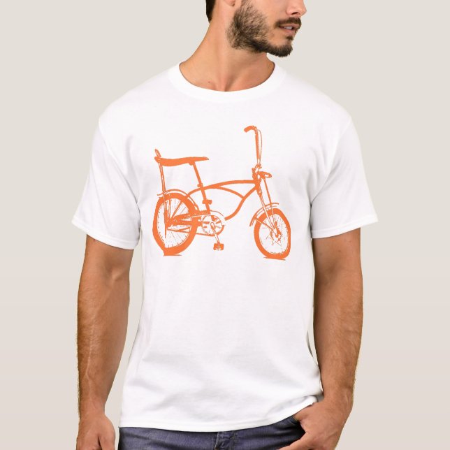 Camiseta Retro Naranja Krate Banana Seat Bike (Anverso)
