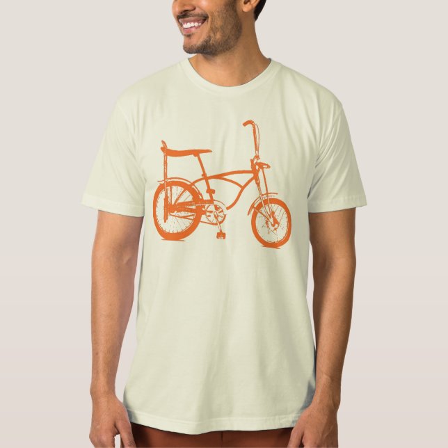 Camiseta Retro Naranja Krate Banana Seat Bike (Anverso)