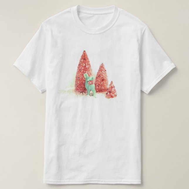 Camiseta Retro Navidades Deer (Diseño del anverso)
