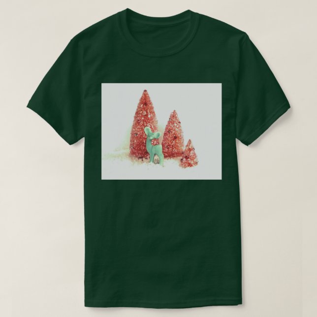 Camiseta Retro Navidades Deer (Diseño del anverso)
