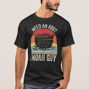 Camiseta Retro Necesita Un Arca I Noah Guy Christian Pun Fu