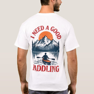 Camiseta Retro Necesito Un Buen Remo Kayak