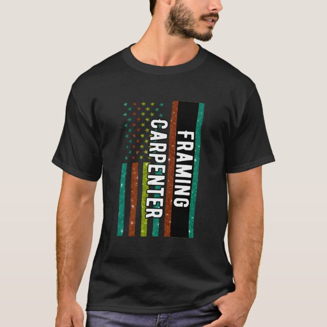 Camiseta Retro negrita Retro Carpintero de Retirada de Carp (Anverso)