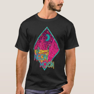 Camiseta Retro Neon Moon Pink Western Country Music 80's 90