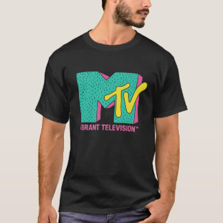 Camiseta Retro Neon Vibes Logo – 80s Aesthetic Desi T-Shirt