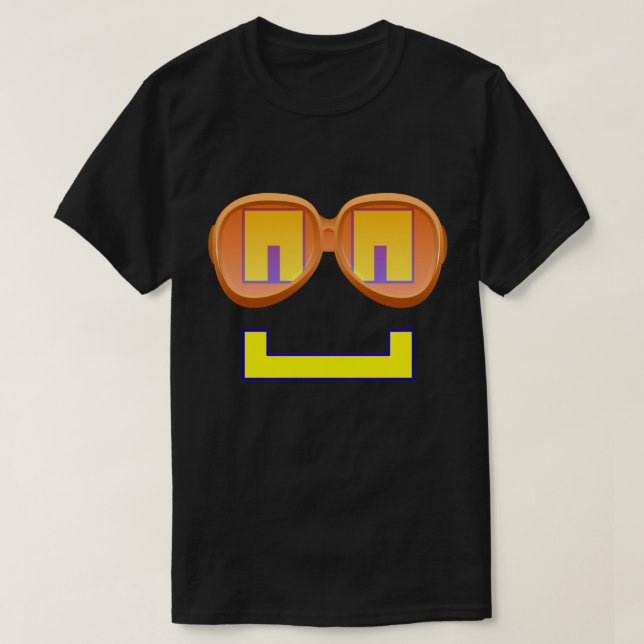 Camiseta Retro Nerd Robot (Diseño del anverso)