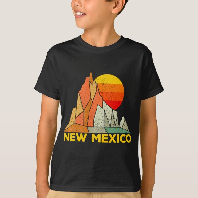 Camiseta Retro New Mexico Gift For People From New Mexico L (Anverso)