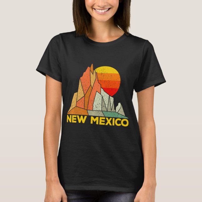 Camiseta Retro New Mexico Gift For People From New Mexico L (Anverso)