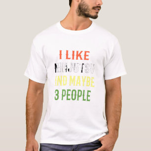 Camiseta Retro Ninjutsu Diseño Me Gusta Ninjutsu Y Quizás 3