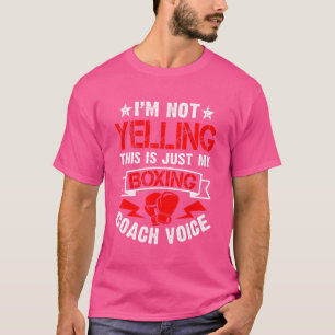 Camiseta Retro No estoy gritando, esto es solo mi entrenado