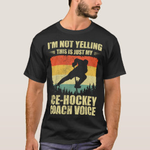 Camiseta Retro No estoy gritando Esto es solo mi hockey sob