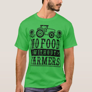 Camiseta Retro No Food Without Farmers
