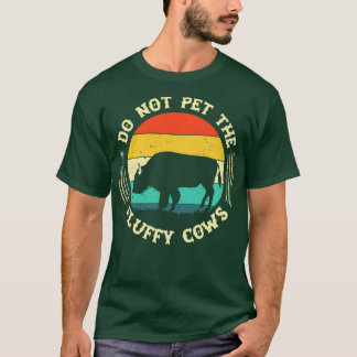 Camiseta Retro No Mascota El Fluffy Cows Classic TShirt