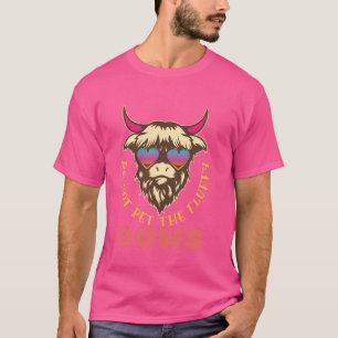 Camiseta Retro No Mascota Las Vacas Fluffy Vintage Bison Bu