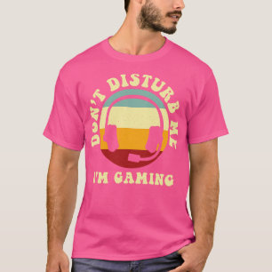Camiseta Retro No Me Perturba El Juego