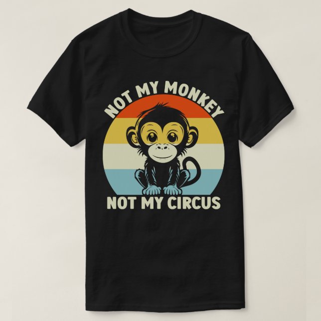 Camiseta Retro No Mi Mono No Mi Circo (Diseño del anverso)