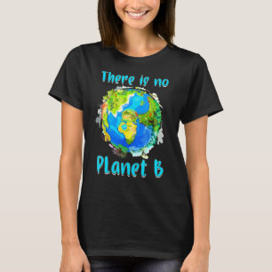 Camiseta Retro No Planeta Cambio Climático Tierra B Salvar
