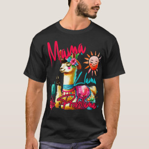 Camiseta Retro NO PROBLLAMA Diseño Vintage Llama Alpaca