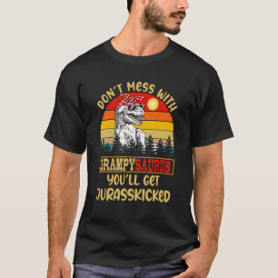 Camiseta Retro No te metas con el Grampysaurus