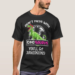 Camiseta Retro No te metas con el Momosaurio