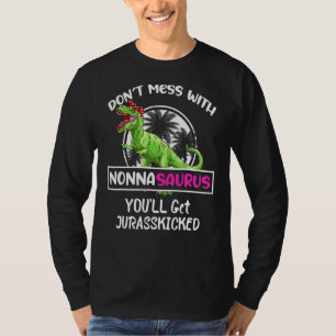 Camiseta Retro No te metas con el nonnasauro vas a buscar a