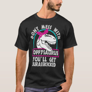 Camiseta Retro No te metas con el poppysauro