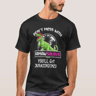 Camiseta Retro No te metas con Mamawsaurus