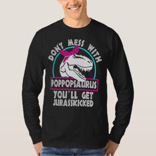 Camiseta Retro No te metas con Poppopsaurus