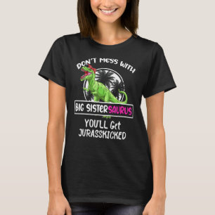 Camiseta Retro No te metas con un gran sistersauro