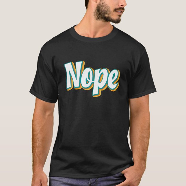 Camiseta Retro Nope (Anverso)