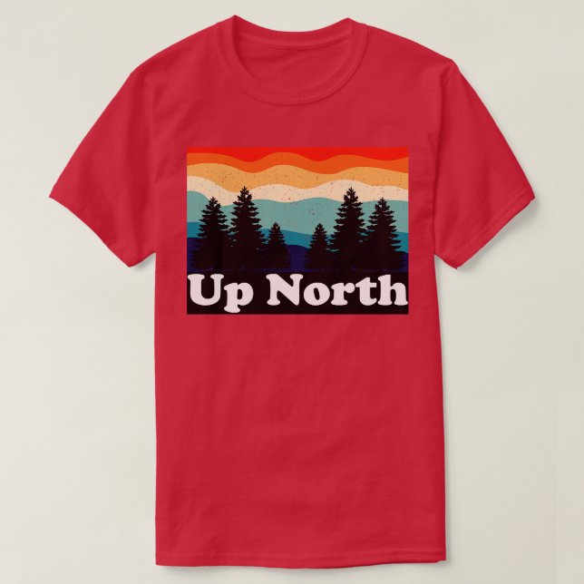 Camiseta Retro Norte (Diseño del anverso)