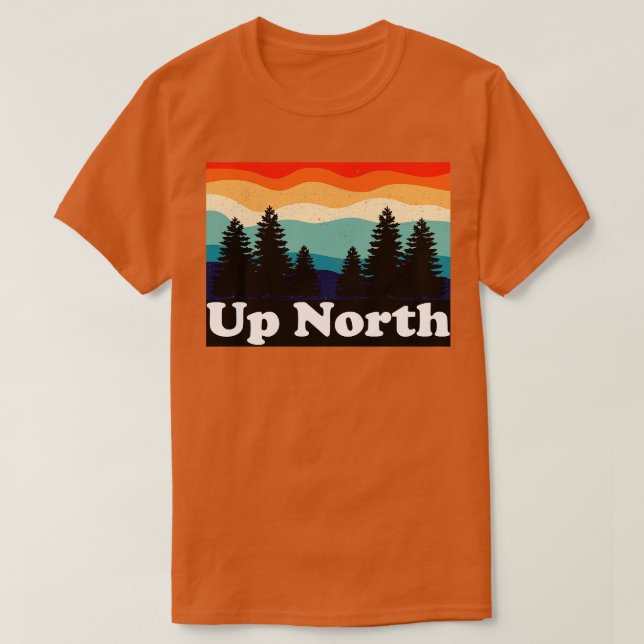 Camiseta Retro Norte (Diseño del anverso)