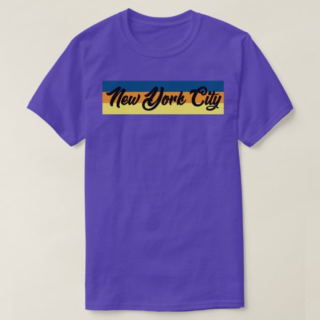 Camiseta Retro Nueva York (Diseño del anverso)