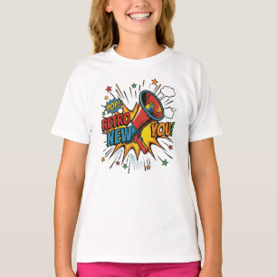 Camiseta Retro Nuevo Tú: Renacimiento Geométrico Minimalist