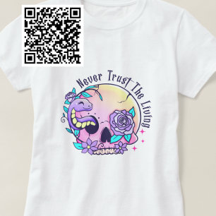 Camiseta Retro Nunca Confía En Los Vivir