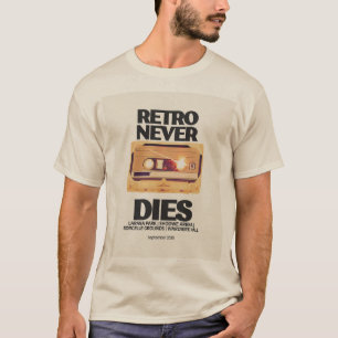 Camiseta Retro Nunca Murió Cinta Cassette Vintage T-Shirt -