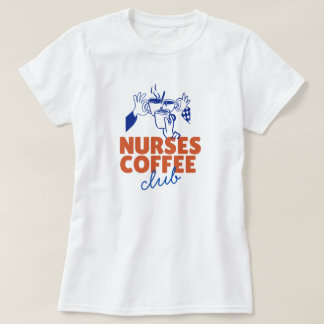 Camiseta Retro Nurses Coffee Club