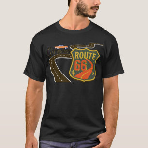 Camiseta Retro Obtén Tus Patadas En La Ruta 66