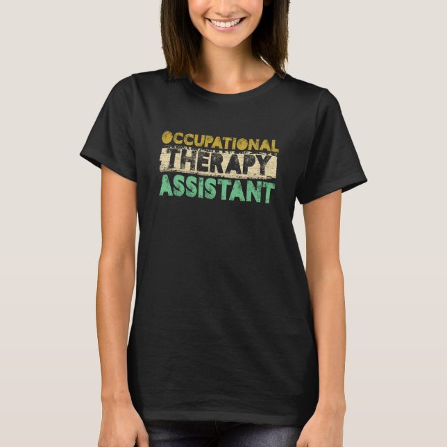 Camiseta Retro Occupational Therapy Assistant Healthcare Th (Anverso)