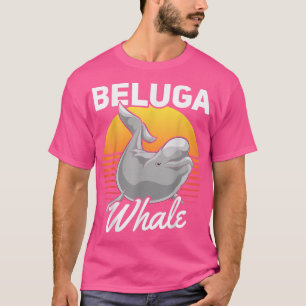 Camiseta Retro Ocean Animal Ocean Mammal Sea Creature Belug