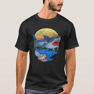 Camiseta Retro Ocean Animals Sea Monster Regalo Predator Sh