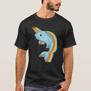Camiseta Retro Océano ballena Animal Mammal Sea Creation Na