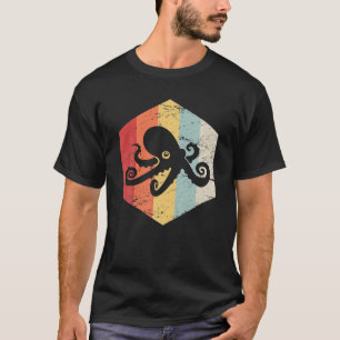 Camiseta Retro Octopus Sea Creature