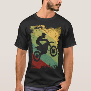 Camiseta Retro Off Road Motorcycle Motocross Carreras