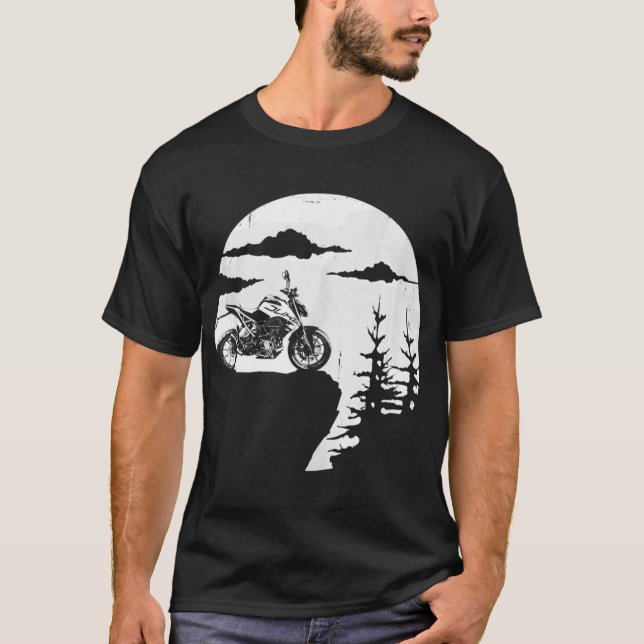 Camiseta Retro Offroad KTM Motocicleta Guay Adventure Biker (Anverso)