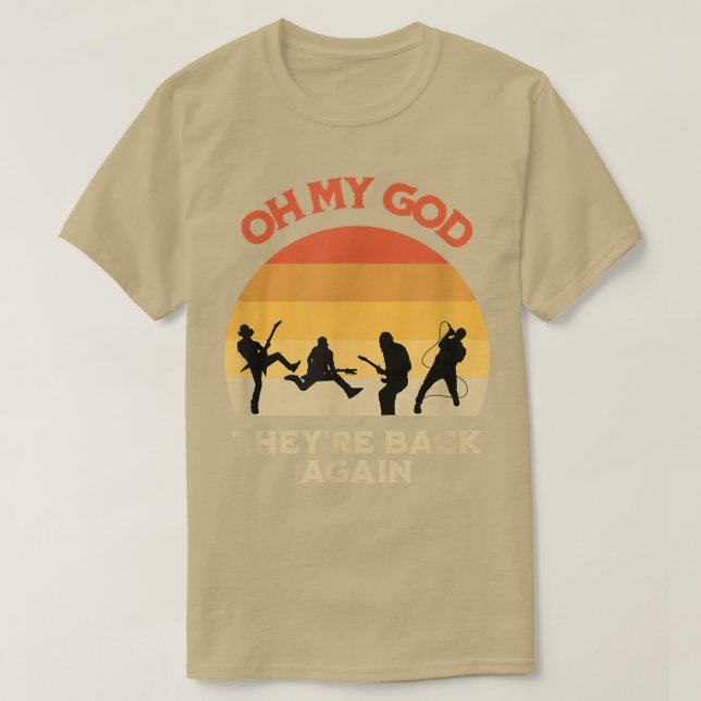 Camiseta Retro Oh Dios Que Volvieron De Nuevo Boy Band  (Diseño del anverso)